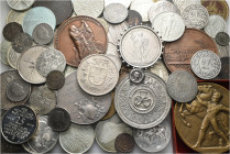 A lot containing 88 silver, billon, copper-nickel and bronze coins. All: Switzerland. About very fine to extremely fine. LOT SOLD AS IS, NO RETURNS. 8...