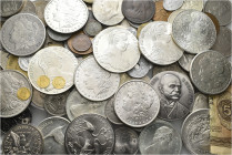 A lot containing 110 silver, bronze, copper nickel and aluminium coins and pilgrim pendants. All: World. Good very fine to extremely fine. LOT SOLD AS...