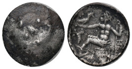 EASTERN EUROPE. Imitations of Alexander III 'the Great' of Macedon, Drachm (3rd-2nd centuries BC). AR, Silver Obv: Stylized head of Herakles right, we...