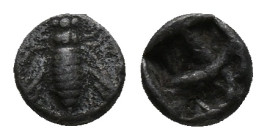 IONIA. Ephesos, Diobol, (500-420 BC). AR Silver
Obv: Bee with straight wings seen from above
Rev: Quadripartite incuse square. Condition: Very fine....