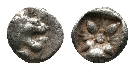 IONIA, Miletos. Obol or Hemihekte, (Late 6th-early 5th century BC). AR Silver
O...