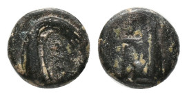 LYCIA. Phaselis.(250-221/0 BC).AE. Bronze
Obv : Prow of galley right.
Rev : ΦΑΣΗ. Stern of galley right. Condition : Good very fine.
Weight : 1.43 ...