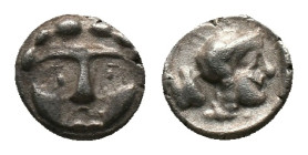 PISIDIA. Selge. Obol (350-300 BC). AR Silver
Obv: Facing gorgoneion.
Rev: Helmeted head of Athena right; astragalos to left. Condition: Good very fi...