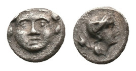 PISIDIA. Selge. Obol (350-300 BC). AR Silver
Obv: Facing gorgoneion.
Rev: Helmeted head of Athena right; astragalos to left. Condition: Good very fi...