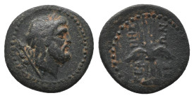 LYCIA., Termessos Minor, (1st century BC). AE. Bronze
Obv: Laureate head of Zeus right; sceptre to left.
Rev: [ΤΕΡ-ΜΗΣ-ΣΕ-ΩΝ]. Winged thunderbolt wi...