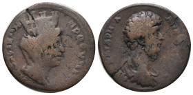 BITHYNIA. Prusias ad Hypium. Marcus Aurelius (Augustus) (169-170 AD). AE. Bronze Obv: ΑΥΤ ΚΑΙ ΑΡΜ Μ ΑΥΡ ΑΝΤΩΝΙΝΟϹ. bare-headed bust of Marcus Aurelius...