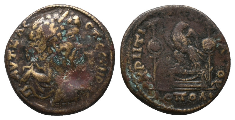 BITHYNIA. Creteia-Flaviopolis, Septimius Severus, (193-211 AD). AE. Bronze Obv: ...