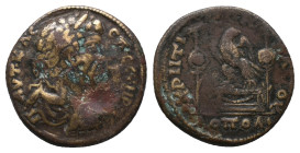 BITHYNIA. Creteia-Flaviopolis, Septimius Severus, (193-211 AD). AE. Bronze Obv: AYT K Λ CEΠ CEYHΡOC, laureate, draped and cuirassed bust right. Rev: K...