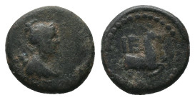 LYDIA, Hierocaesarea. Pseudo-autonomous. Time of Nero (54-68 AD). AE. Bronze, Issue: between AD 54 and 59
Obv: ΠΕΡΣΙΚΗ; draped bust of Artemis Persic...