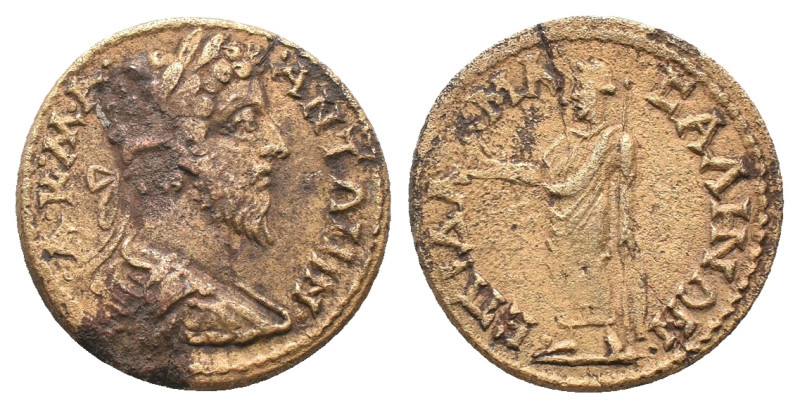LYDIA. Sala. Marcus Aurelius (161-180 AD). AE. Bronze. Damas, first archon.
Obv...