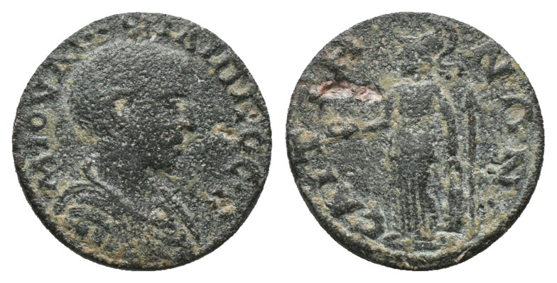 LYDIA. Saitta. Philip II (Caesar, 244-247 AD). AE. Bronze Obv: M IOVΛI ΦΙΛΙΠΠOC ...