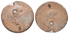 PAPHLAGONIA, Sinope, Gaius (Caligula), with Agrippina Senior (37-41 AD). AE. Bronze. Dated CY 82 (36/7 AD?). Obv: C CAESAR AVG GERM EX D D AN LXXXII C...