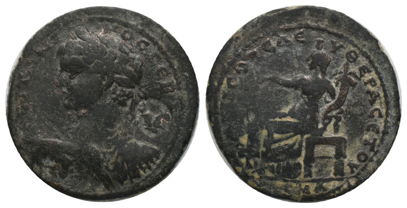 PONTUS. Amisus. Caracalla (198-217 AD). AE. Bronze
Obv: ANTΩNINOC CЄBACT. Laure...