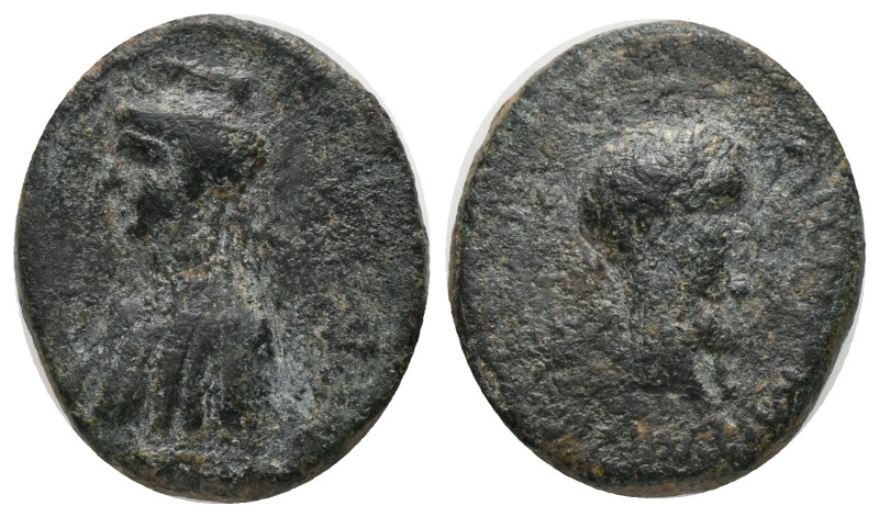 GALATIA. Koinon. Tiberius (14-37 AD). AE. Bronze
Obv : TIBEPIOΣ KAIΣAP ΣEBAΣTOΣ...