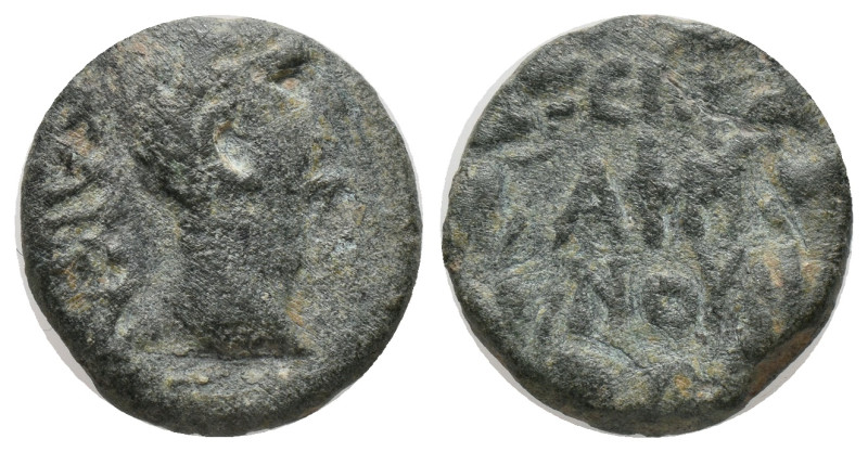 GALATIA. Koinon of Galatia. Claudius. (41-54 AD). AE. Bronze Obv: KAICAP. Laurea...