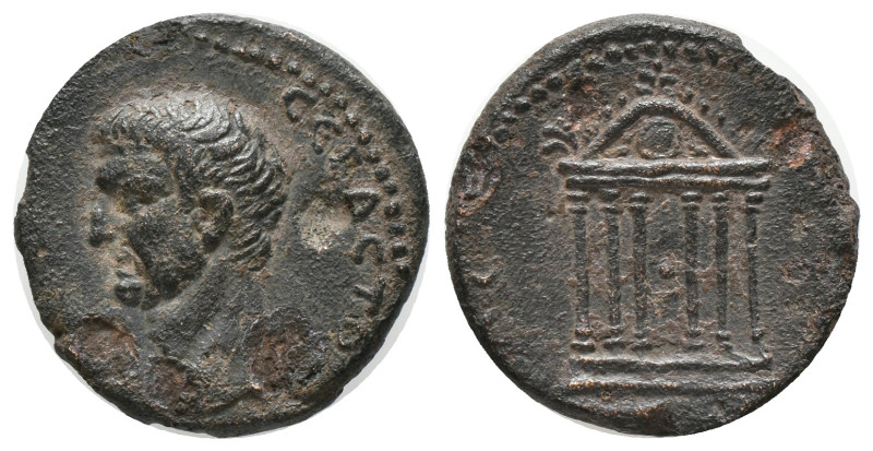 GALATIA, Koinon of Galatia. Galba. (68-69 AD). AE Bronze. Tavium(?) mint. Struck...