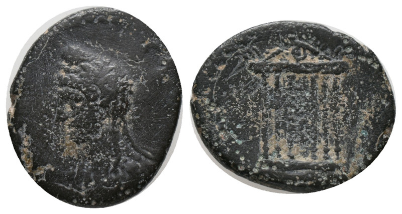 GALATIA. Koinon of Galatia. Pseudo-autonomous. Time of Galba (68-69). AE. Bronze...