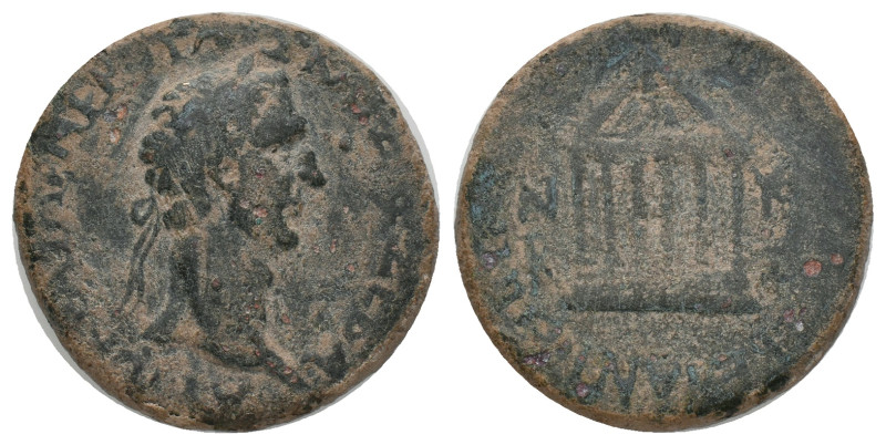 GALATIA.Ancyra. Nerva.(96-98 AD). AE. Bronze
Obv : AYTOK NEPOVAΣ KAIΣAP ΣEBAΣTO...