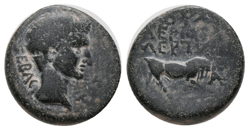 PHRYGIA. Eumeneia. Tiberius.(14-37 AD). AE. Bronze
Obv : ΣΕΒΑΣΤΟΣ. Bare head of...