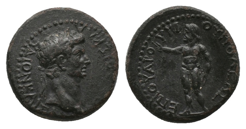 PHRYGIA, Cotiaeum. Claudius. (41-54 AD). AE.Bronze
Obv : ΚΟΤΙΑΕΙΣ ΚΛΑΥΔΙΟΝ ΚΑΙΣ...