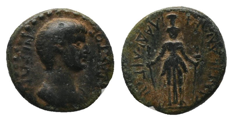 LYDIA. Philadelphia, Nero (62-63 AD) AE. Bronze  (Magistrate: Tiberius Nikanor)....