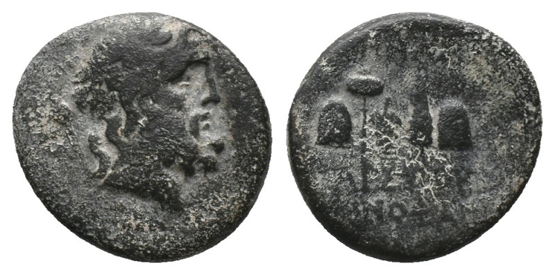 PHRYGIA, Synnada (After 133 BC). AE. Bronze
Obv: Laureate head of Zeus right; b...