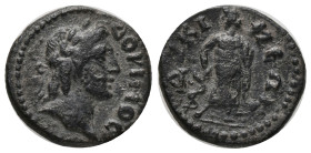 PHRYGIA. Docimeium. Pseudo-autonomous issue. (138-192 AD). AE. Bronze, time of the Antonines, Obv: ΔΟΚΙΜΟС Laureate head of Dokimos to right. Rev. ΔΟΚ...