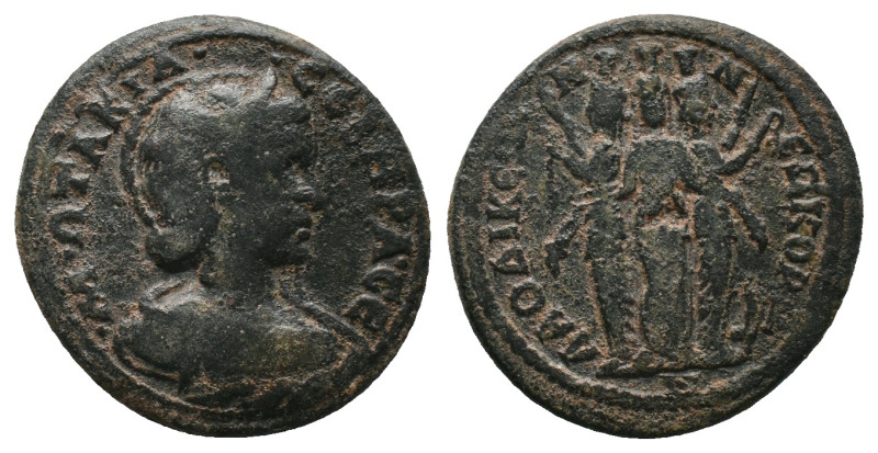PHRYGIA, Laodicea ad Lycum. Otacilia Severa, (244-249 AD). AE Bronze.
Obv: Μ ΩΤ...