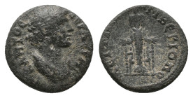PHRYGIA, Tiberiopolis. Quasi autonomous. (First half of the second century AD). AE. Bronze
Obv: ΙΕΡΑ ϹΥΝΚΛΗΤΟϹ. Draped bust of Senate, r.
Rev: ΤΙΒΕΡ...