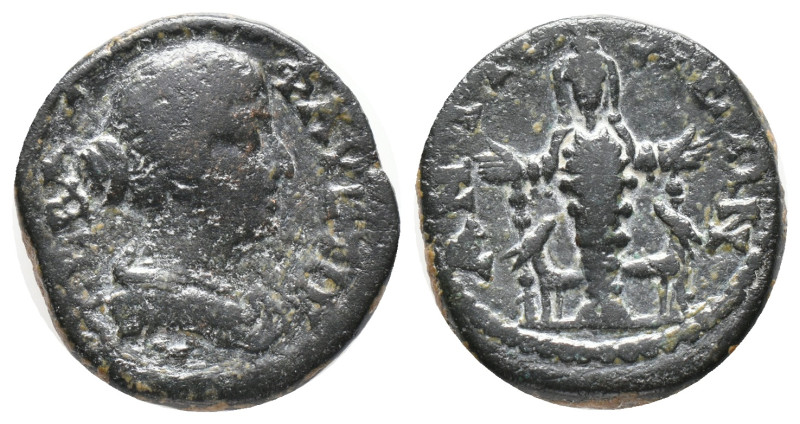 PHRYGIA. Ancyra. Faustina Junior, Augusta, (147-175 AD) AE Bronze. Obv: ΦΑVСΤЄΙΝ...