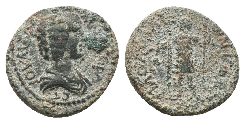 PHRYGIA. Philomelion. Julia Domna. (Augusta 193-217 AD). AE Bronze Obv: IOYΛIA Δ...