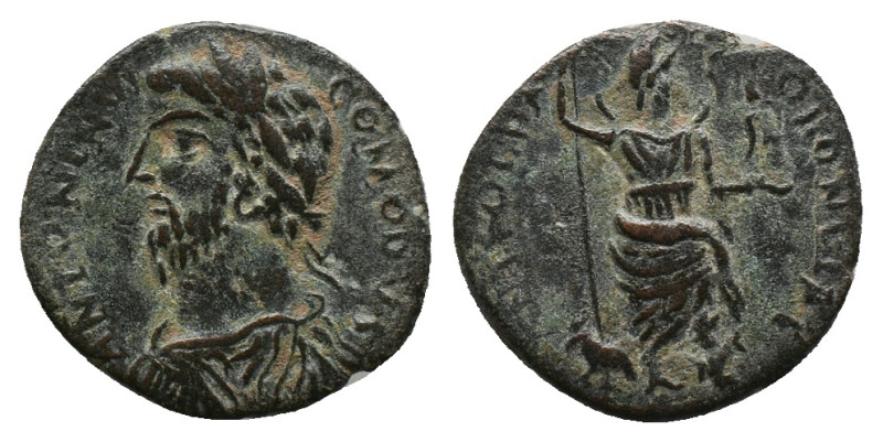 PISIDIA. Antioch. Commodus (177-192). AE. Bronze Obv: ANTONINVS COMMODVS. Laurea...