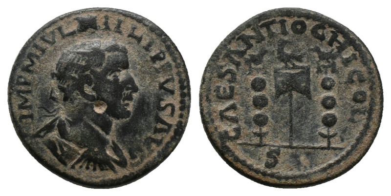 PISIDIA. Antioch. Philip I The Arab (244-249 AD). AE. Bronze Obv: IMP IVI IVL PH...