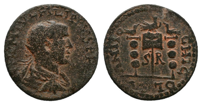 PISIDIA. Antioch. Philip I The Arab (244-249 AD). AE. Bronze Obv: IMP IVI IVL PH...