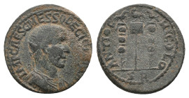 PISIDIA. Antioch. Trajan Decius. (249-251 AD). AE Bronze Obv: IMP CAES C MESS Q DECIO TRAIA AV, radiate, draped, and cuirassed bust right Rev: ANTIOC-...