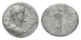 CAPPADOCIA. Caesarea-Eusebia. Hadrian. Hemidrachm. (117-138 AD). AR Silver Obv: ΑΥΤΟ ΚΑΙC ΤΡΑΙ ΑΔΡΙΑΝΟC CΕΒΑCΤ, Laureate, draped and cuirassed bust ri...