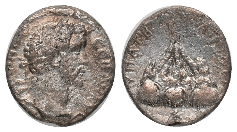 CAPPADOCIA.Caesaraea. Antoninus Pius. Didrachm (138-161 AD). AR Silver Obv: ΑΝΤΩ...