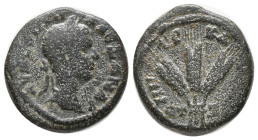 CAPPADOCIA. Caesarea. Severus Alexander (222-235). AE. Bronze
Obv : AY K CEOY AΛEΞAN. Laureate head right.
Rev : MHTPO KAIC ET ς . Three corn ears, ...