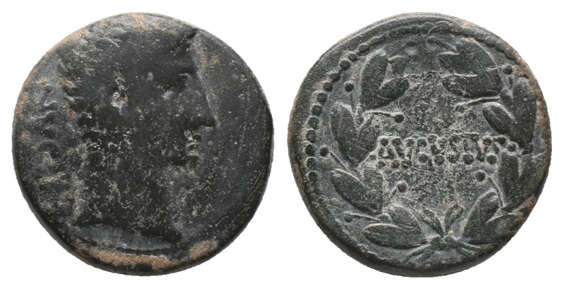 SYRIA. Seleucis and Pieria.Antioch. Augustus (27 BC-14 AD). AE. Bronze
Obv : CA...