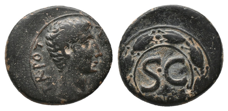 SYRIA. Seleucis and Pieria.Antioch. (27 BC-14 AD). AE. Bronze
Obv: IMP AVGVST T...