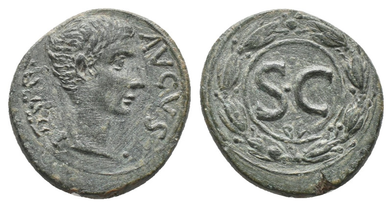 SYRIA. Seleucis and Pieria.Antioch. (27 BC-14 AD). AE. Bronze
Obv: IMP AVGVST T...