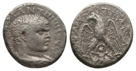 SYRIA. Seleucis and Pieria. Laodicea ad Mare. Caracalla Tetradrachm. (198-217 AD). Billon
Condition : Good very fine. (Rare)
Weight : 13.66 gr
Diam...