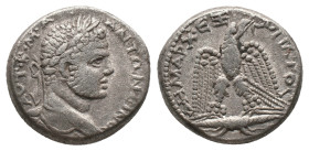 SYRIA. Seleucis and Pieria. Laodicea ad Mare. Caracalla,Tetradrachm. (198-217 AD). Billon
Condition : Good very fine.
Weight : 14.95 gr
Diameter : ...