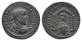 MESOPOTAMIA. Nisibis. Philip I (244-249 AD). AE. Bronze
Obv : AYTOK K M IOYΛI ΦIΛIΠΠOC CЄB. Radiate and cuirassed bust right
Rev : IOY CЄΠ KOΛΩ NЄCI...