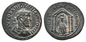 MESOPOTAMIA. Nisibis. Philip I (244-249 AD). AE. Bronze
Obv : AYTOK K M IOYΛI ΦIΛIΠΠOC CЄB. Radiate and cuirassed bust right
Rev : IOY CЄΠ KOΛΩ NЄCI...