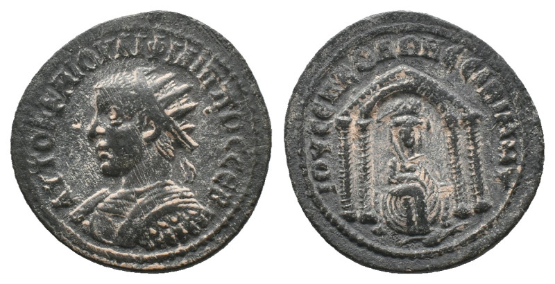MESOPOTAMIA. Nisibis. Philip I (244-249 AD). AE. Bronze
Obv : AYTOK K M IOYΛI Φ...