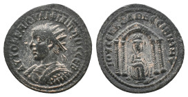 MESOPOTAMIA. Nisibis. Philip I (244-249 AD). AE. Bronze
Obv : AYTOK K M IOYΛI ΦIΛIΠΠOC CЄB. Radiate and cuirassed bust left
Rev : IOY CЄΠ KOΛΩ NЄCIB...