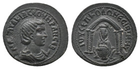 MESOPOTAMIA. Nisibis. Otacilia Severa (Augusta, 244-249). AE. Bronze
Obv : MAP ΩTAKIΛ CEOYHPAN CEB. Diademed and draped bust right, set on crescent....
