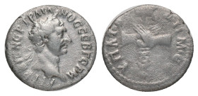 CAPPADOCIA. Caesarea. Nerva, Drachm. (96-98 AD). AR. Silver
Obv : C CAESAR AVG GERMANICVS.
Bare head right.
Rev : IMPERATOR PONT MAX AVG TR POT. Li...