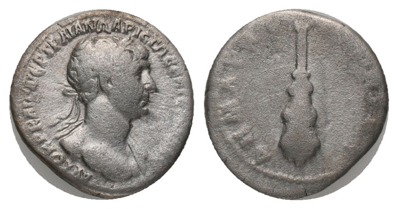 CAPPADOCIA. Caesarea. Trajan. Drachm. (37-41 AD). AR. Silver
Obv : AYTOKP KAIC ...